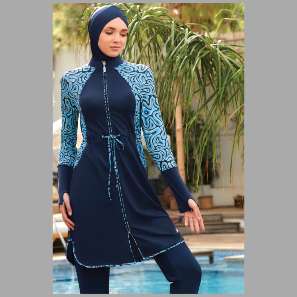 Adasea Inesa 4431Tam Boy Tasarım Tesettür Mayo Adasea Inesa 4431Tam Boy Tasarım Tesettür Mayo