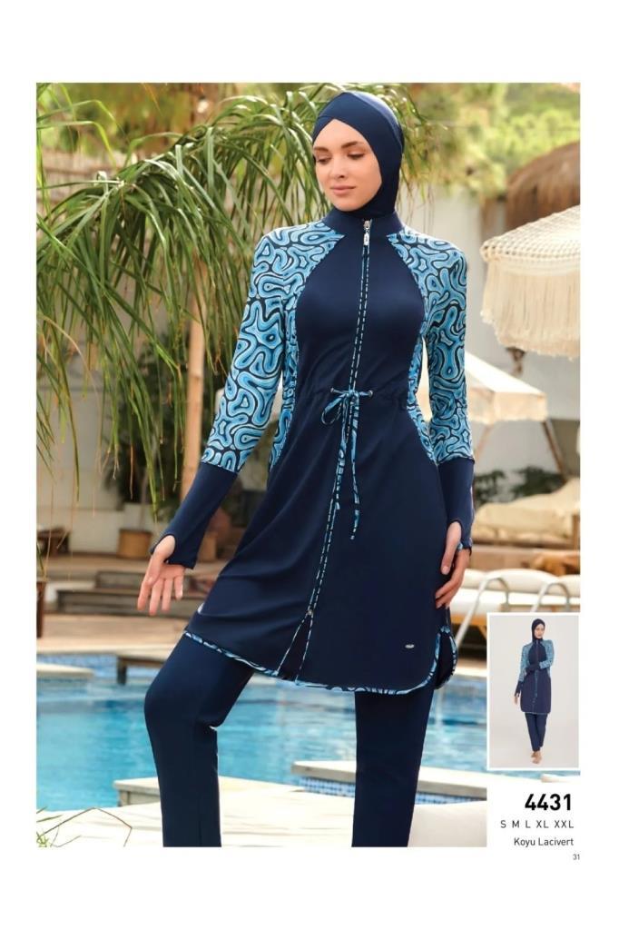Adasea Inesa 4431Tam Boy Tasarım Tesettür Mayo Adasea Inesa 4431Tam Boy Tasarım Tesettür Mayo