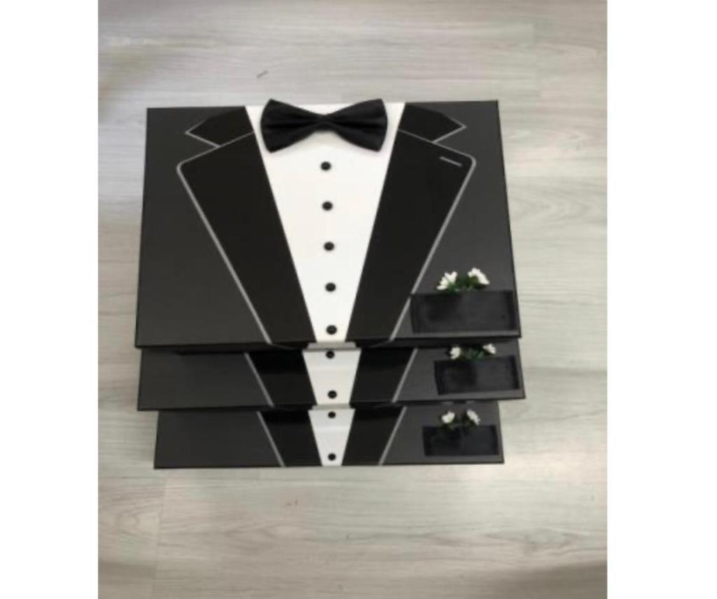 Damat Karton Simokin Figürlü 3 Lü Çeyiz Kutu Damat Karton Simokin Figürlü 3 Lü Çeyiz Kutu