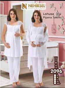 NEHİR 2096 HAMİLE LOHUSA 2020 YENİ SEZON SADE VE ŞIK 3 LÜ LOHUSA NEHİR 2096 HAMİLE LOHUSA 2020 YENİ SEZON SADE VE ŞIK 3 LÜ LOHUSA