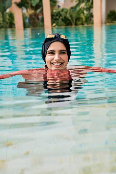 Haşema Esila Fuşya Turuncu Jileli Tam Tesettür 5 Parça Mayo Tk Haşema Esila Fuşya Turuncu Jileli Tam Tesettür 5 Parça Mayo Tk