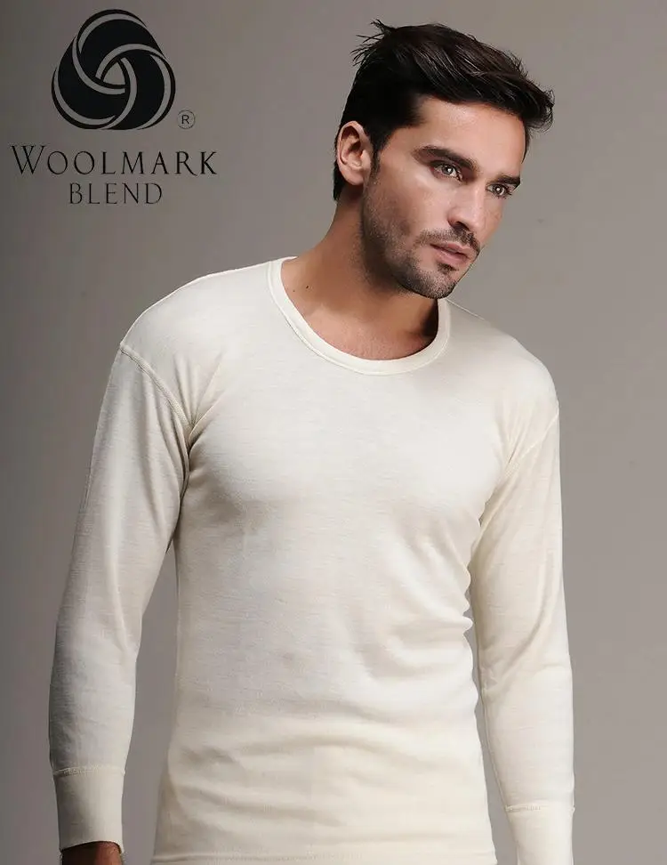 Hasyün Uzun Kol Doğal Termal Erkek %75 Yün %25 Akrilik Yün İçlik