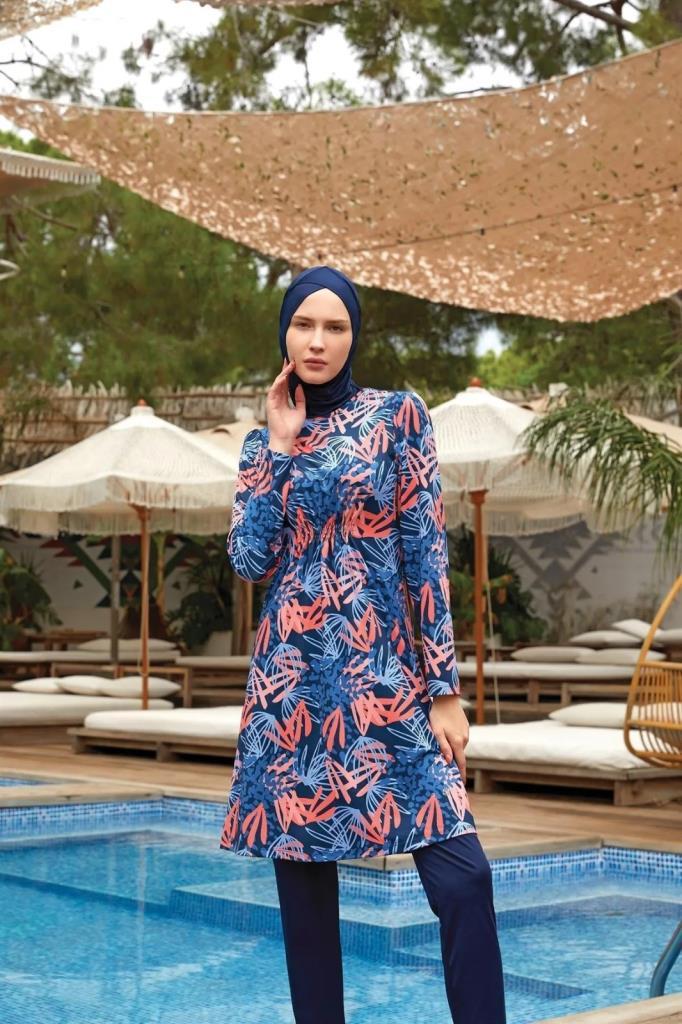 Maresiva Lucas 8010 Tam Boy Lycralı Dijital Desen Tesettür Mayo Maresiva Lucas 8010 Tam Boy Lycralı Dijital Desen Tesettür Mayo