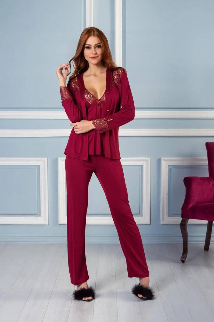 Pierre Cardin 5625 Bordo Penye 6 Lı Bayan Çeyiz Seti Pierre Cardin 5625 Bordo Penye 6 Lı Bayan Çeyiz Seti